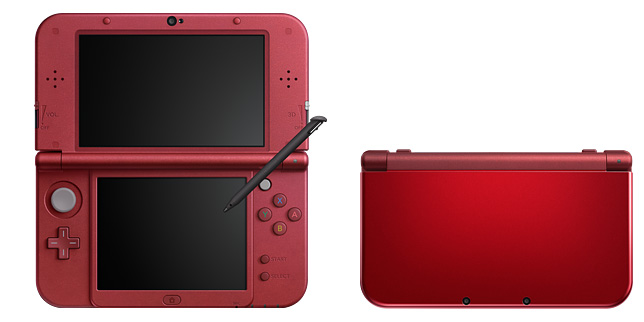 HEAD4影音頻道- New Nintendo 3DS LL 推出新色款「金屬紅METALLIC RED